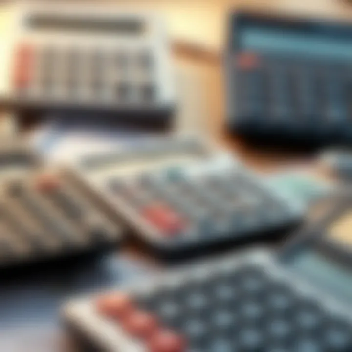 Various types of mortgage calculators
