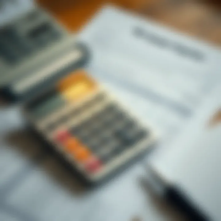 Calculating Mortgage Eligibility Calculator and financial documents