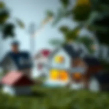 Diverse Types of Mortgages Available House models representing different mortgage types