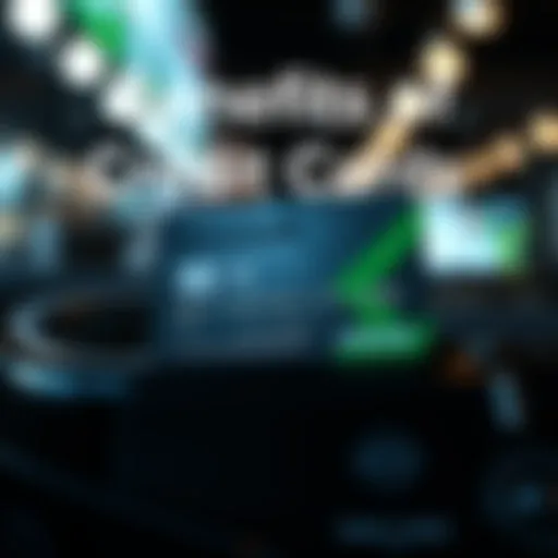 Visual representation of secured credit card benefits