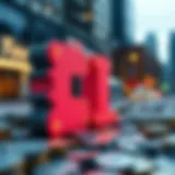 Conceptual illustration depicting square fees in financial transactions