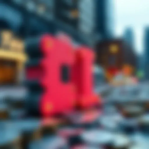 Conceptual illustration depicting square fees in financial transactions