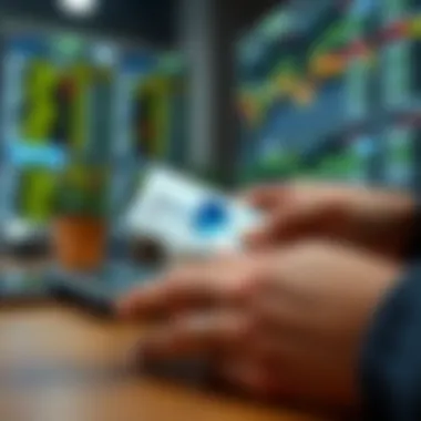 Digital wallet showcasing stock purchase transactions