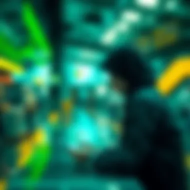 Secure transactions symbolizing financial safety